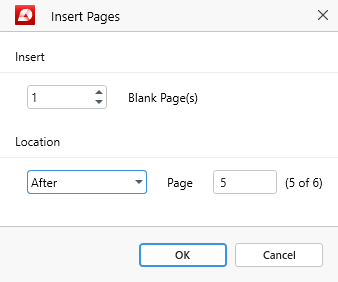PDF Extra: adding blank page